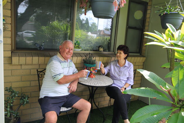 two residents at walter skelton village retirement village in padstow heights