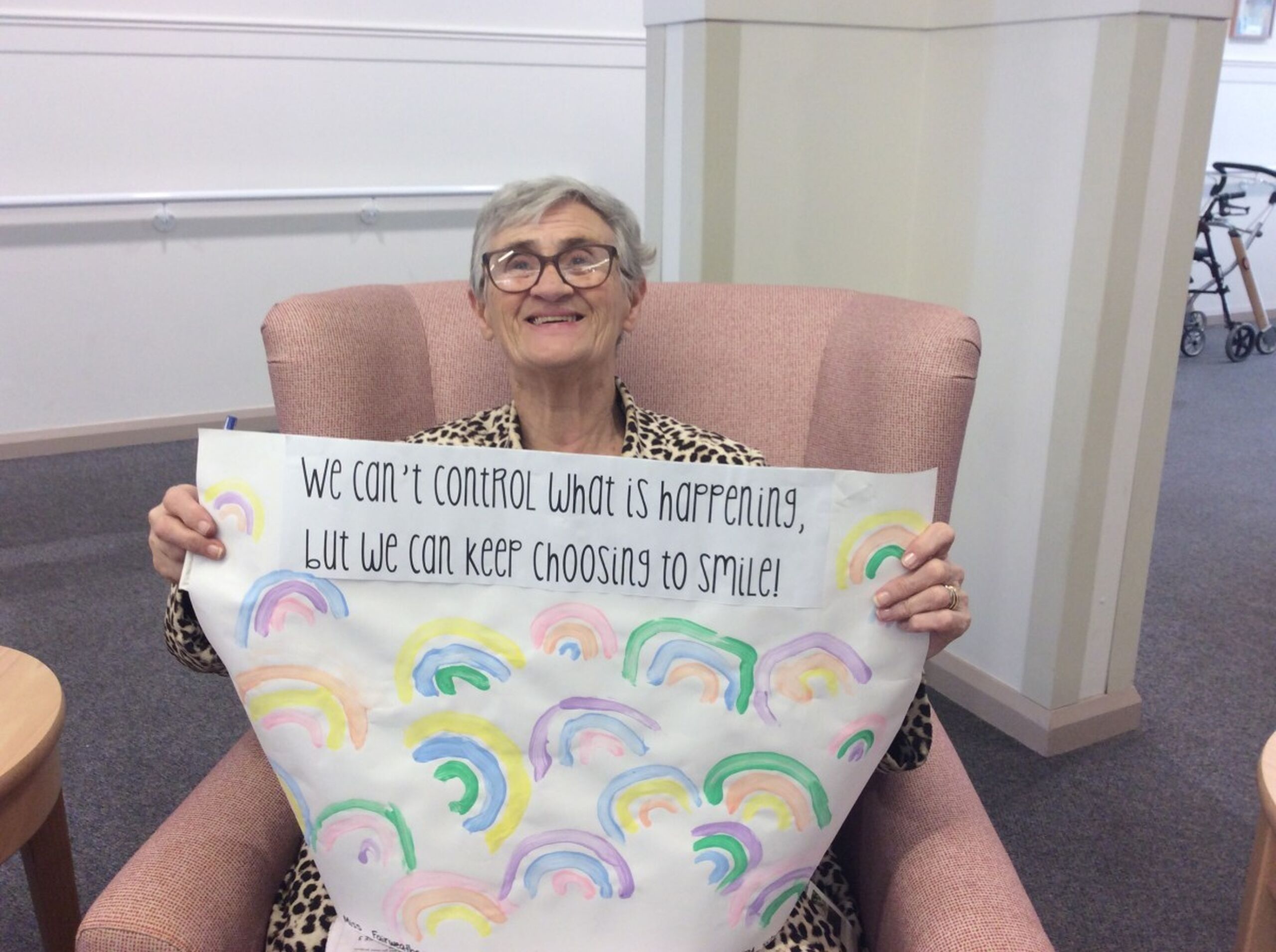 A heart warming message for Baptistcare Graceford Residential Aged Care residents