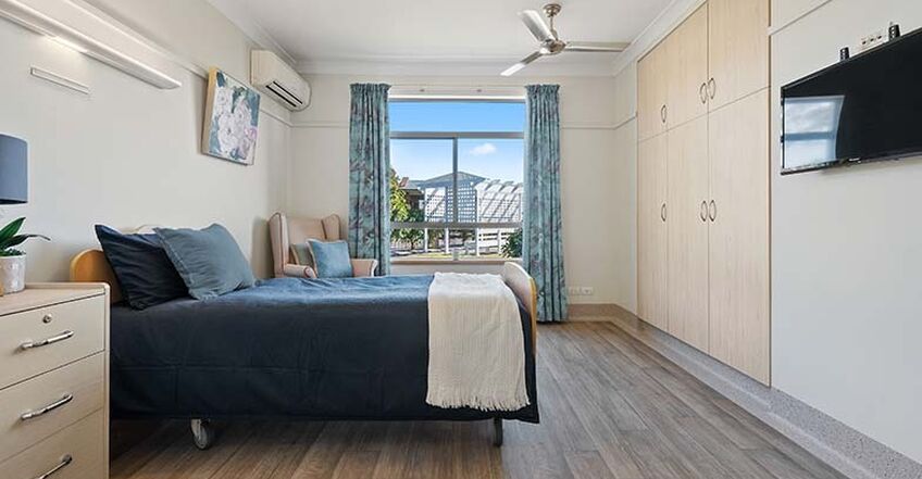 residential aged care home baptistcare bethshan gardens wyee nsw lake macquarie premium single room