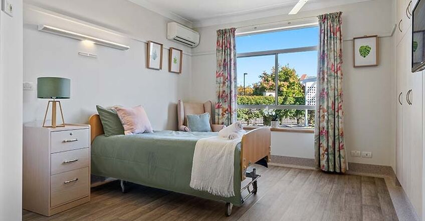 residential aged care home baptistcare bethshan gardens wyee nsw lake macquarie single room