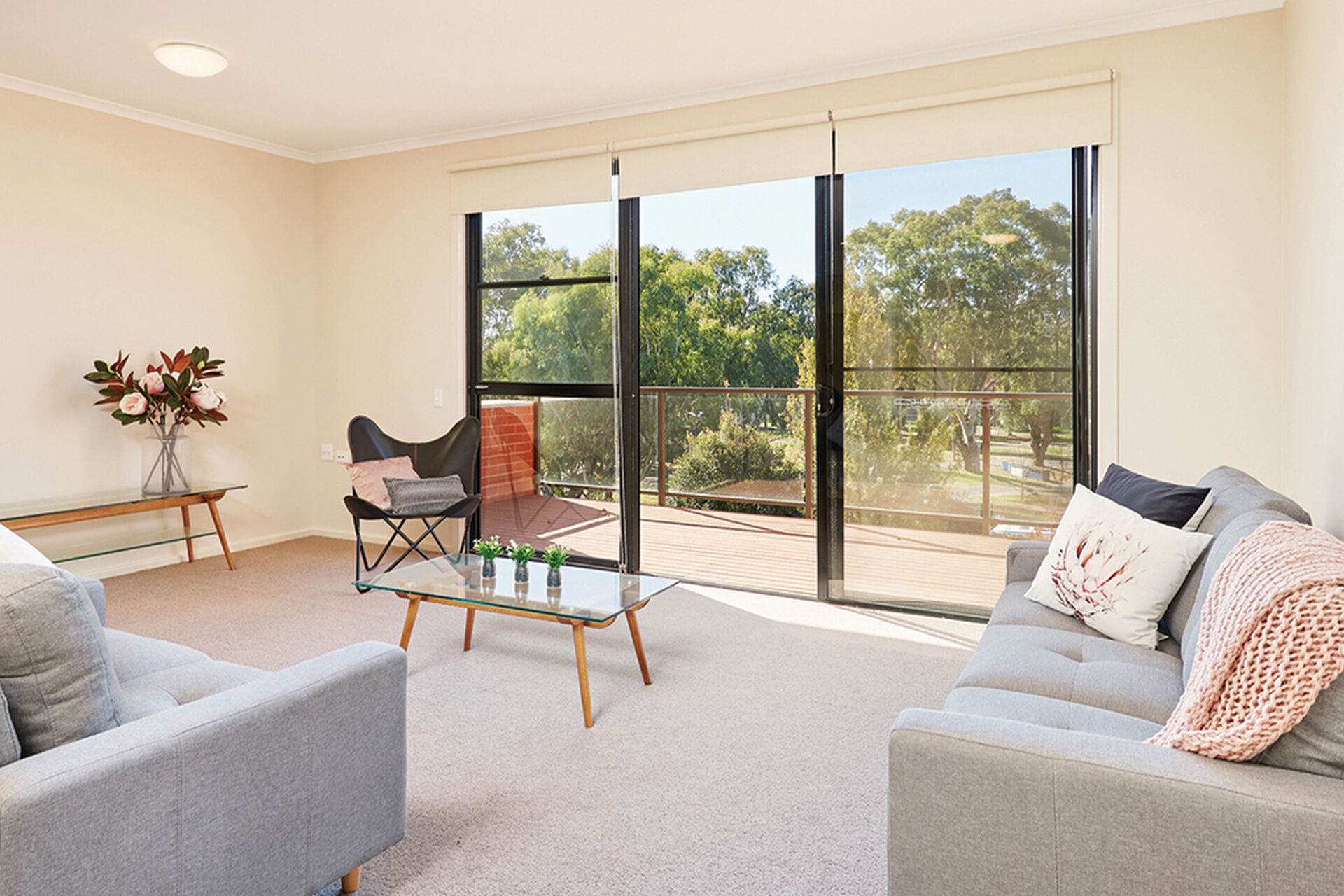 modern spacious living room of the over 55s retirement village baptistcare Watermark village Wagga Wagga