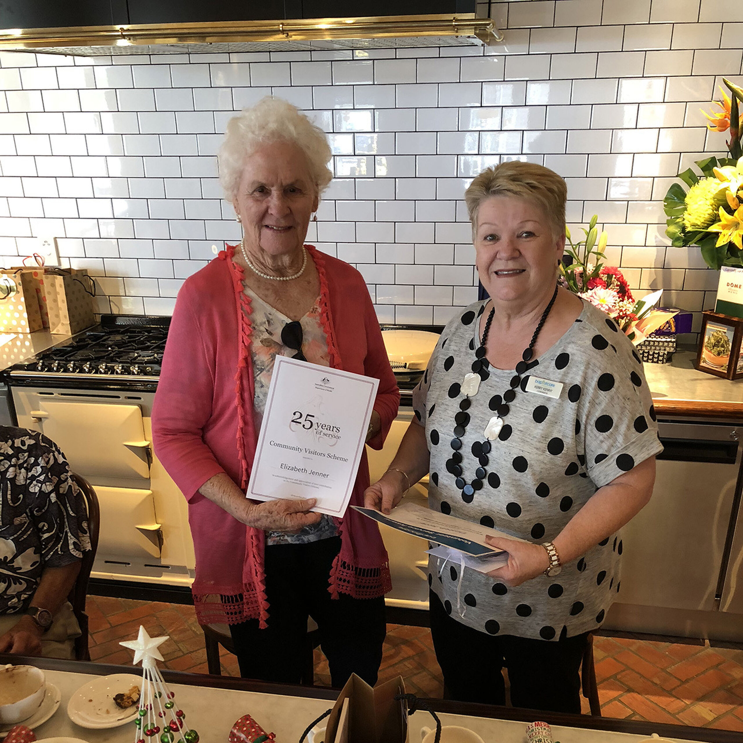 Baptistcare volunteer celebrates 25 years as a valued community visitor