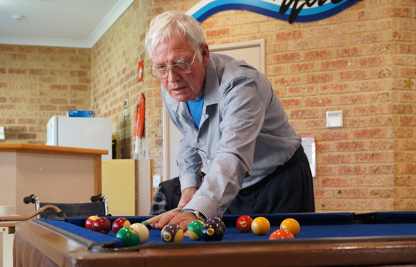 Bringing blokes together at Gracehaven Residential Aged Care in Rockingham