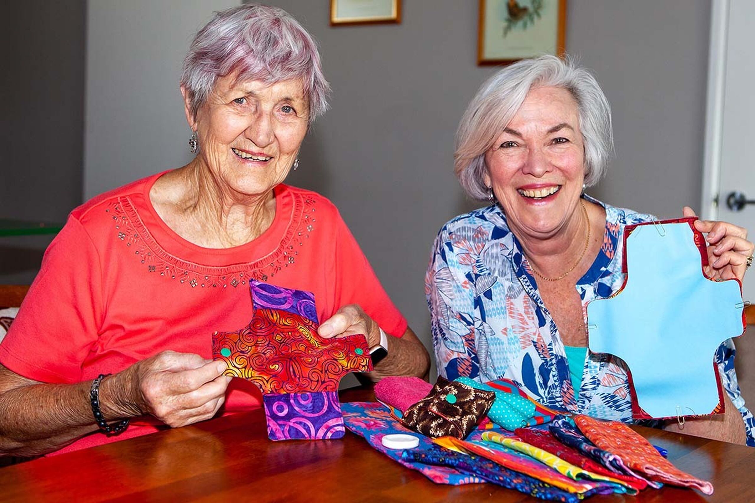 Busselton needleworkers sew for international charity at William Carey Court Retirement Village