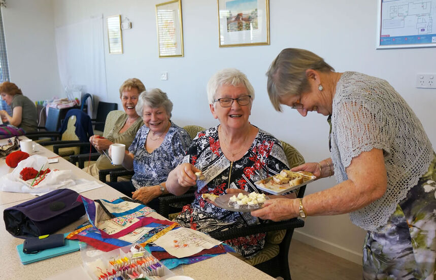 Crafts for a good cause at Riverside Retirement Village