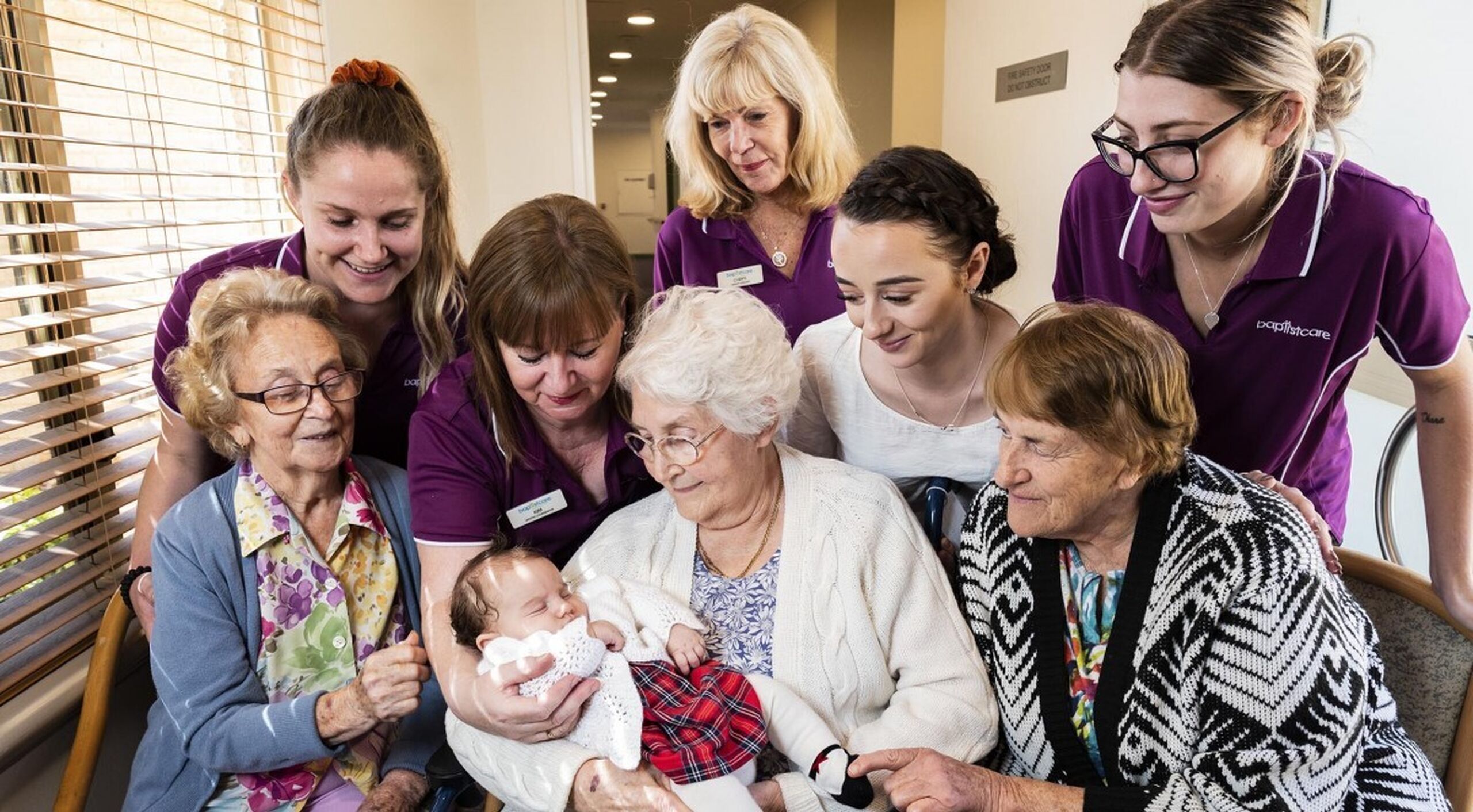 Gracehaven Residential Care grandparents adore baby Pyper