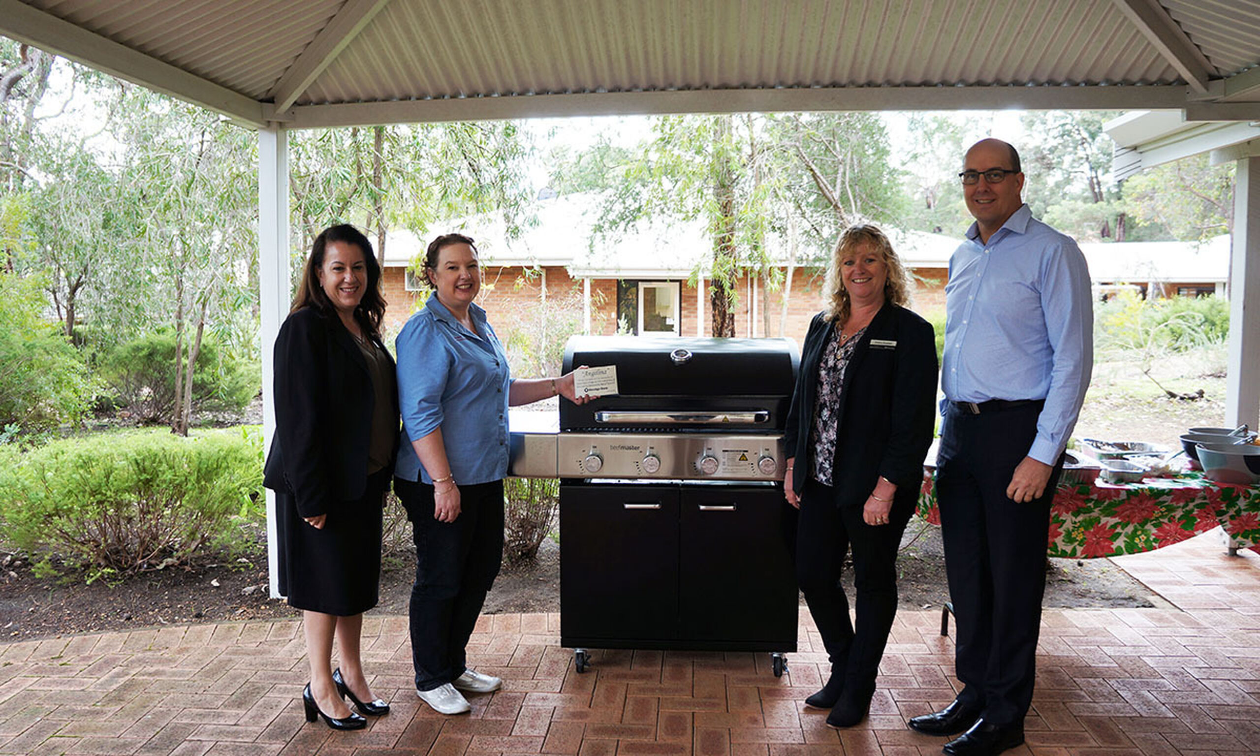 Nothing brings people together quite like a barbecue at Yallambee Retirement Village
