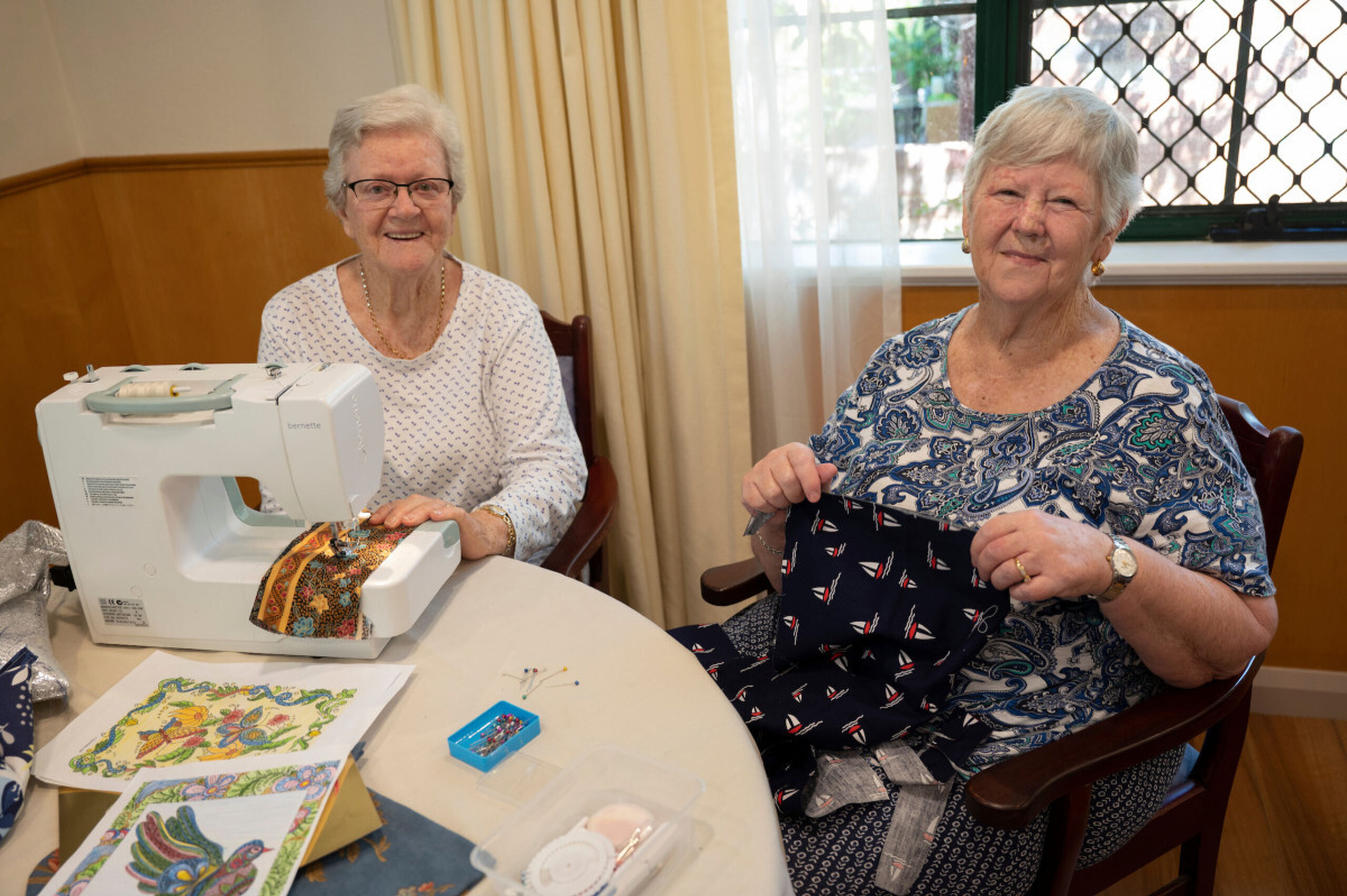 Sewing Group at William Carey Court Residential Care