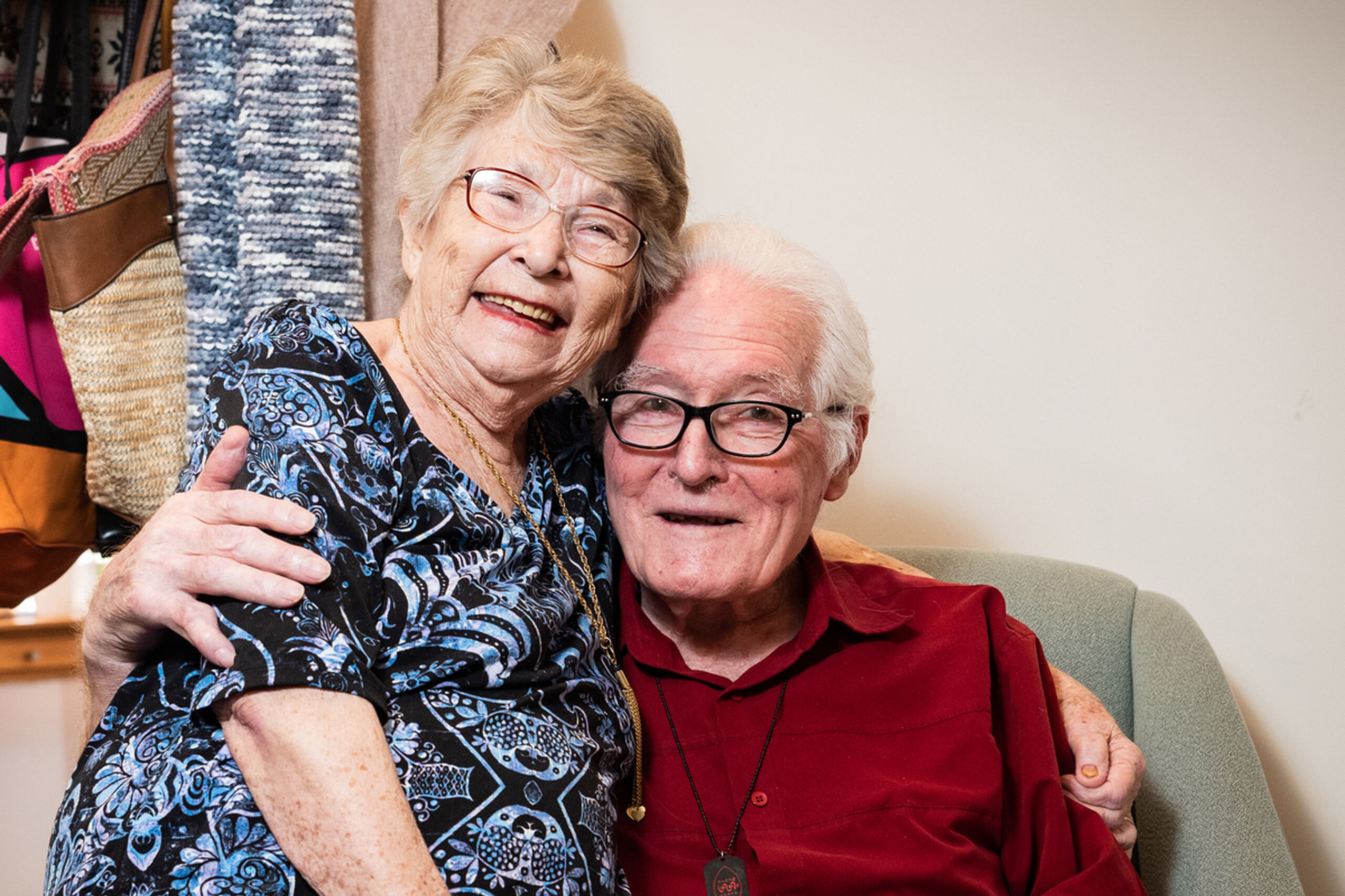Sweethearts reunited at Gracehaven Residential Aged Care in Rockingham
