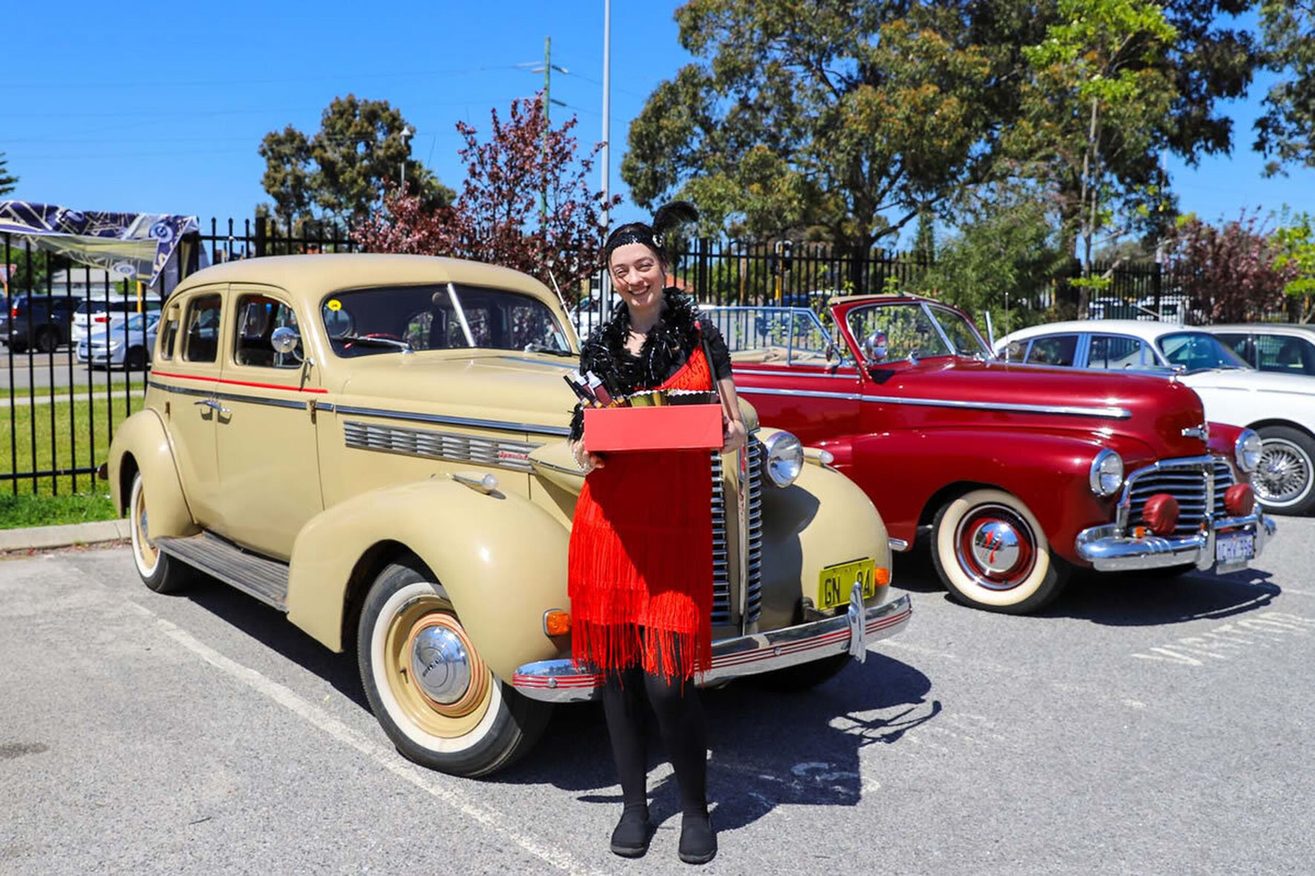 Vintage cars and picturesque weather at Baptistcare Morrison Gardens