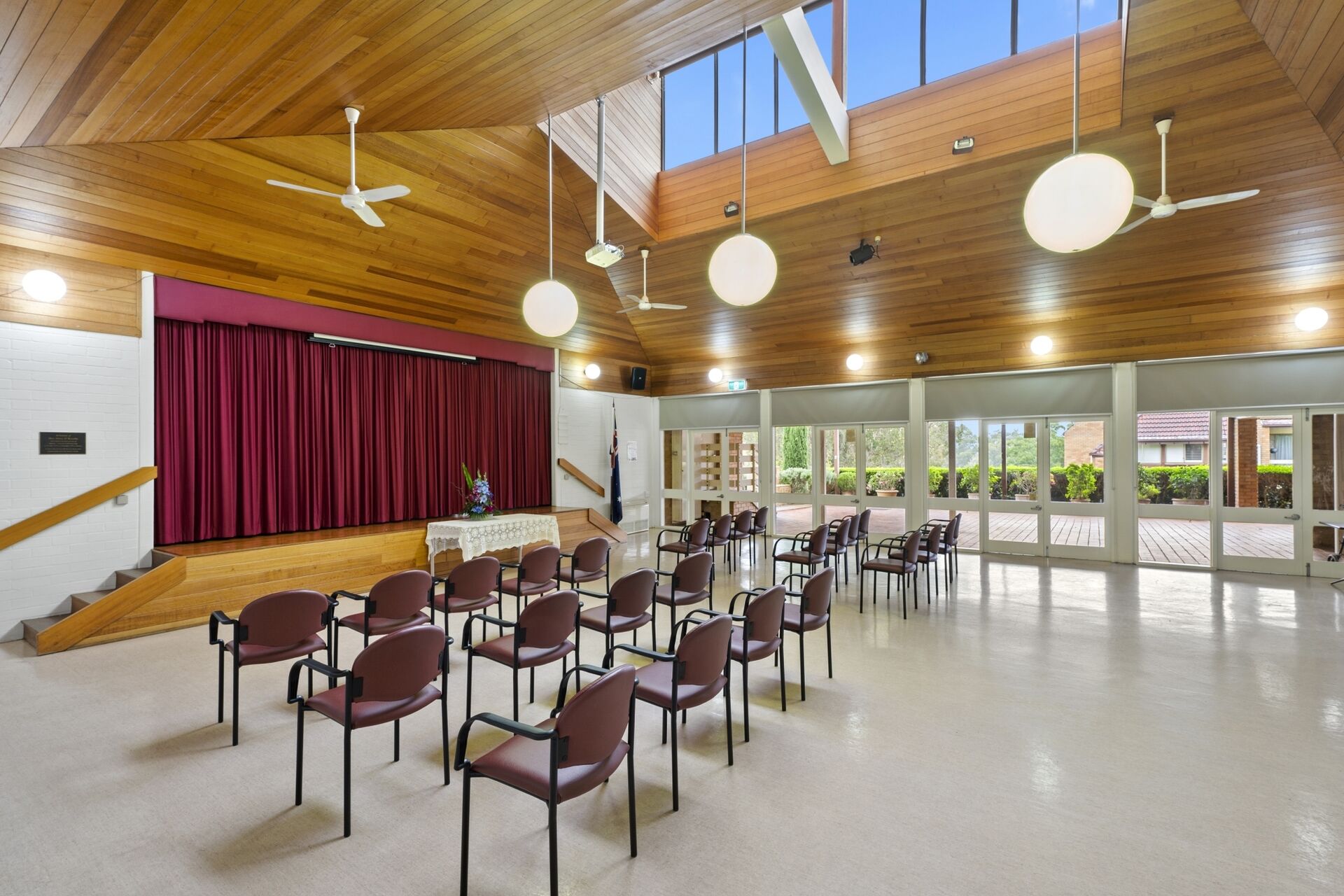 Social area at baptistcare aminya centre aged care home in baulkham hills