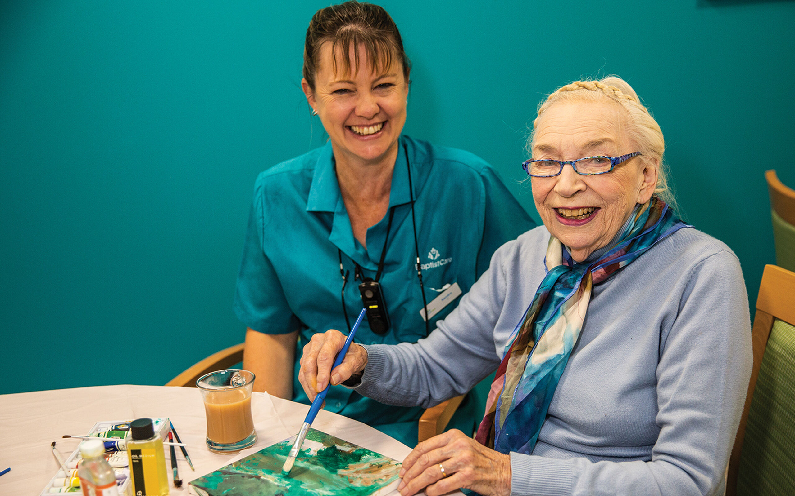 What activities are on offer in an aged care home h