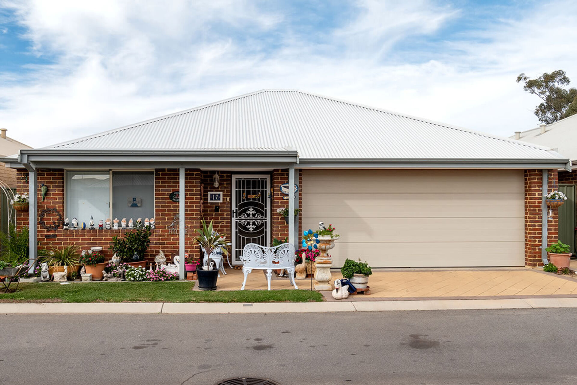 modern frontage of a villa in baptistcare balladong country estate retirement village in york wa
