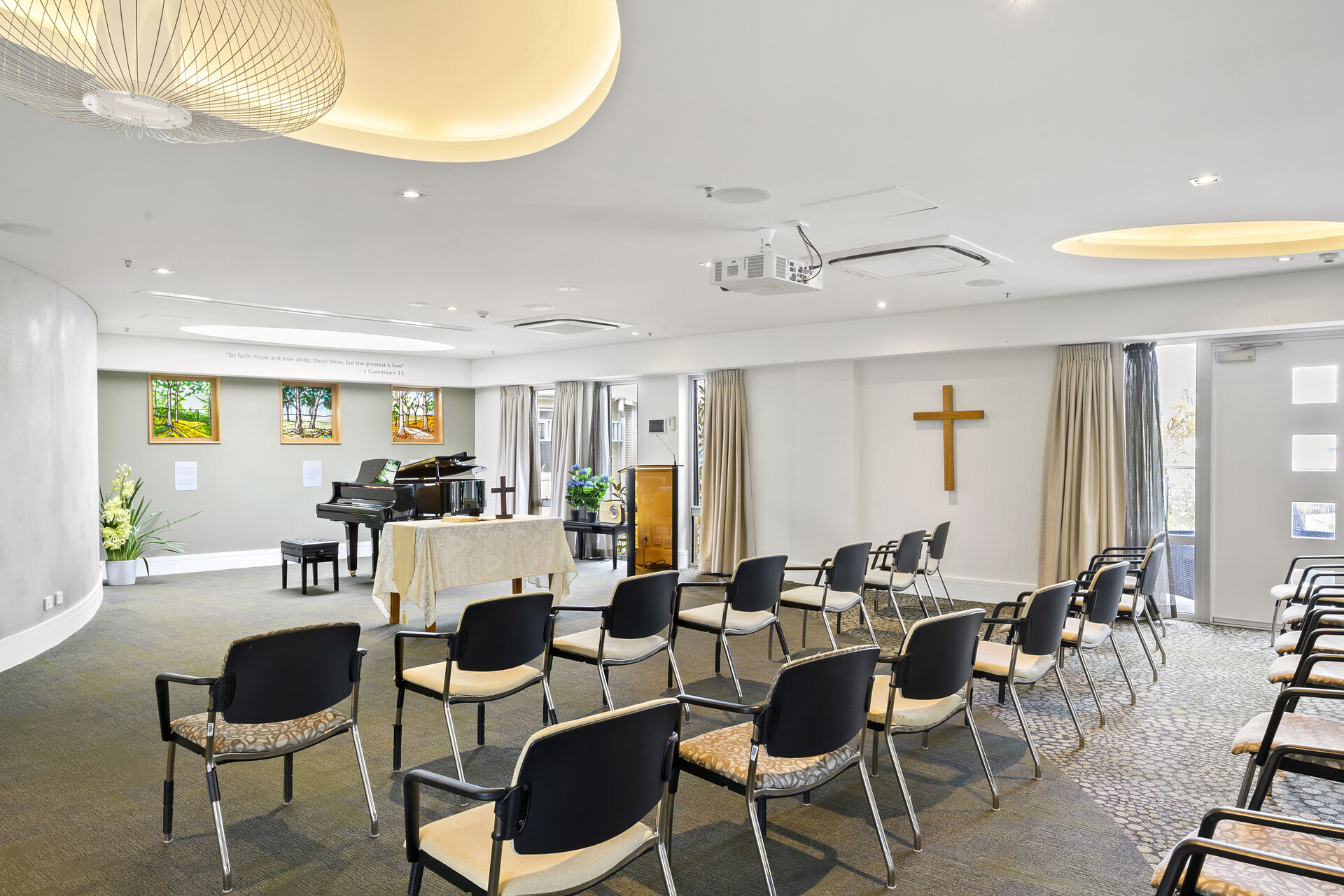 chapel for nursing home residents at baptistcare griffith residential aged care home