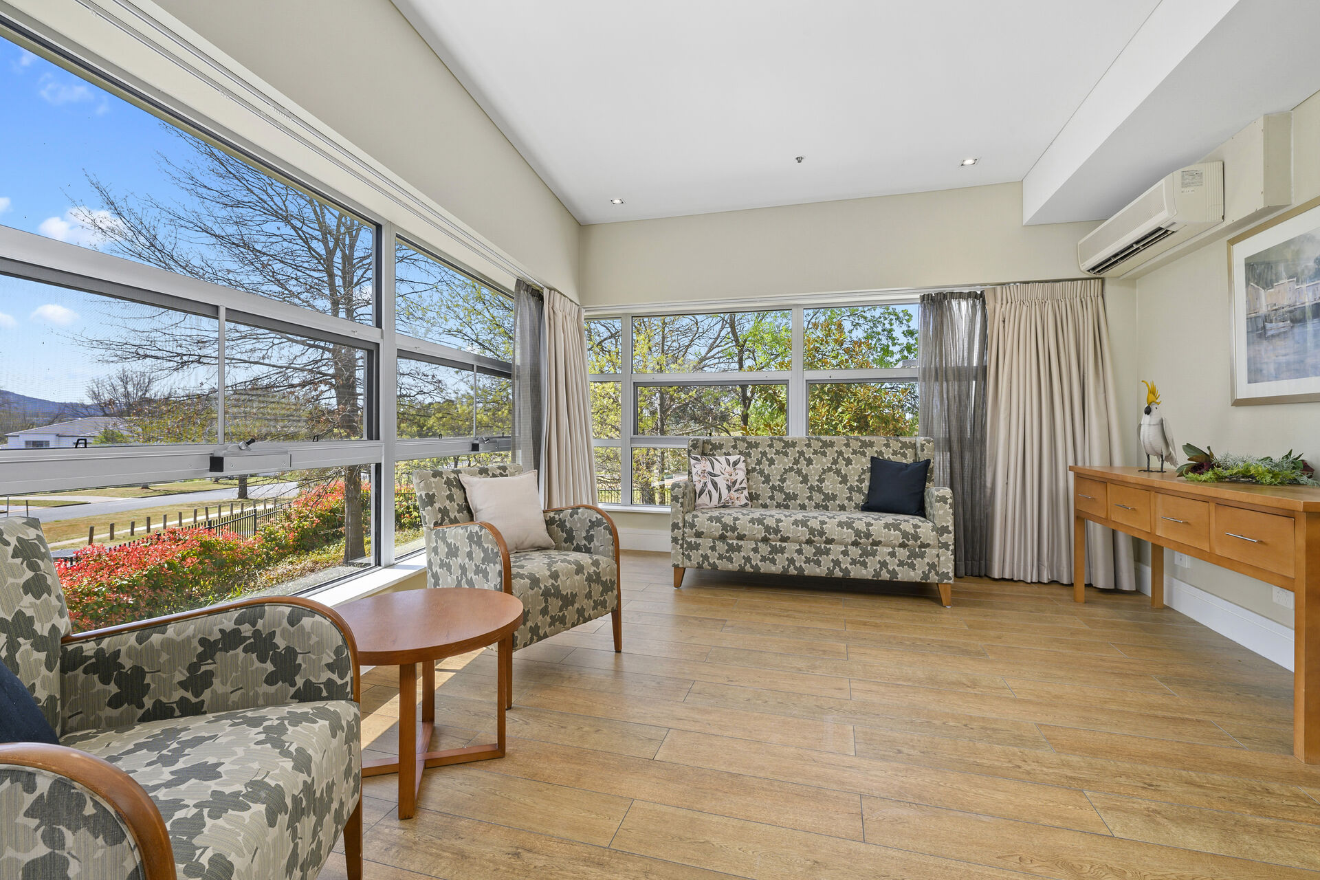 communal lounge area for nursing home residents to enjoy at baptistcare griffith residential aged care home