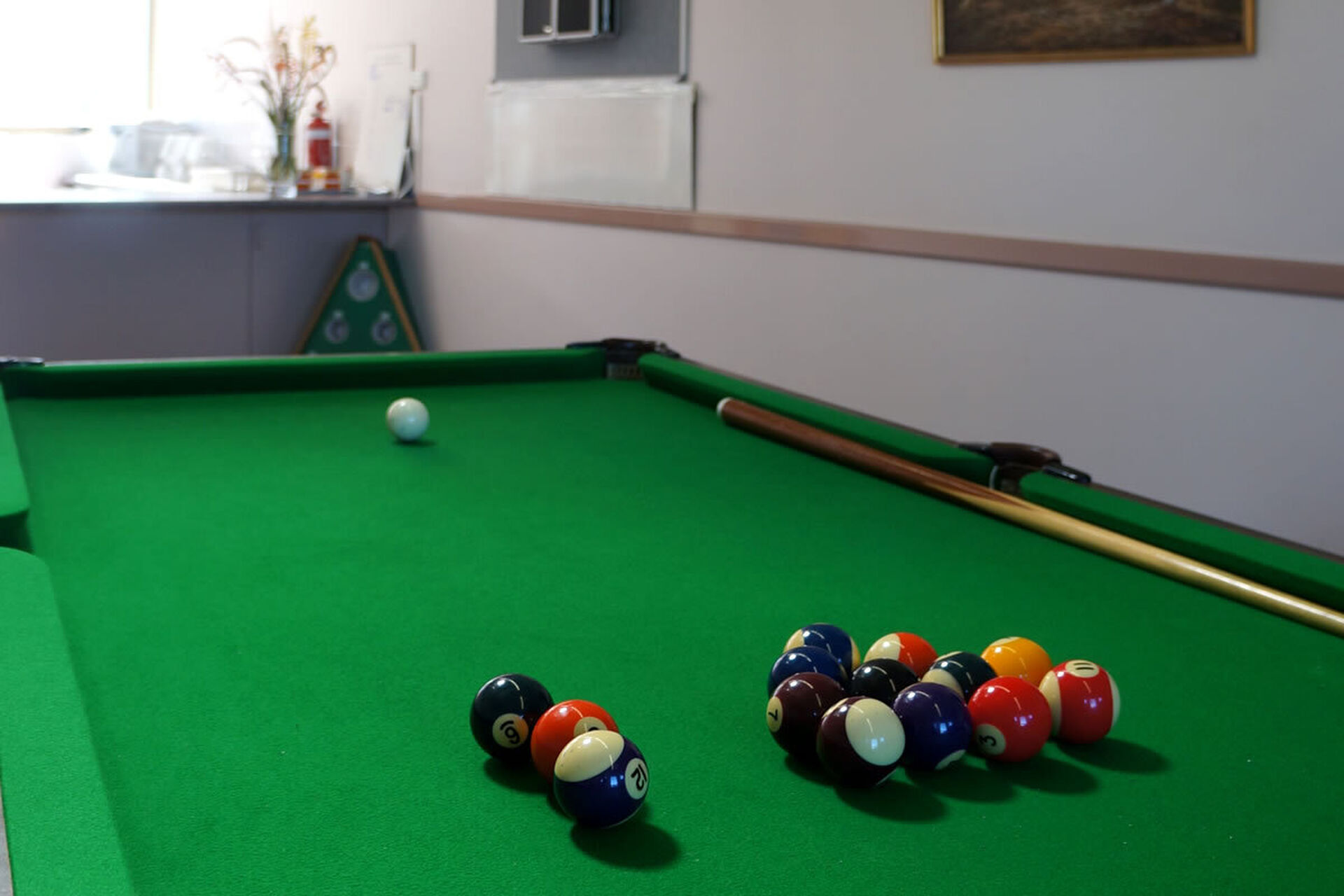 billiards table in the social room of the baptistcare bethel retirement village in albany wa