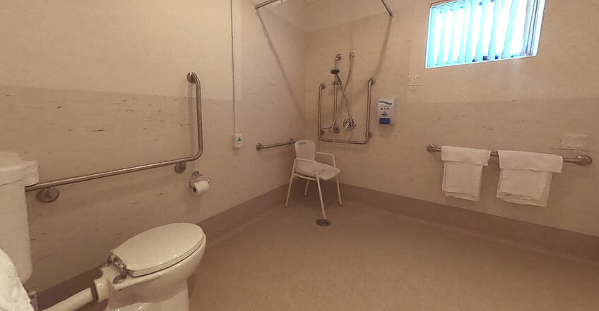 ensuite for elderly aged care resident including dementia care at baptistcare balladong gardens aged care home in york wa