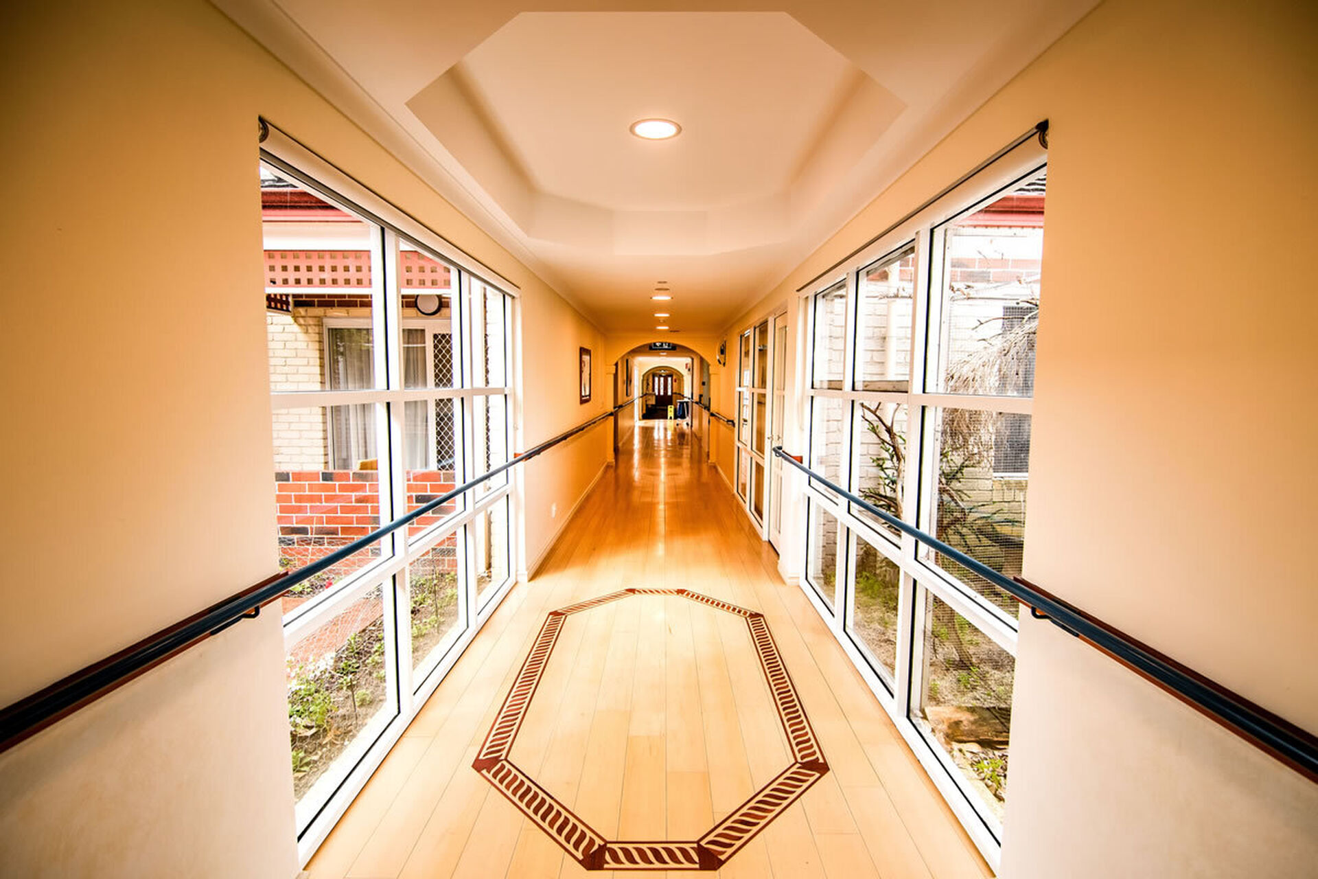 access to courtyards at baptistcare bethel aged care home in albany wa
