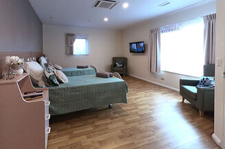 spacious single room and private ensuite for elderly aged care resident including dementia care at baptistcare graceford nursing home byford wa
