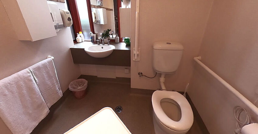 ensuite for elderly aged care resident including dementia care at baptistcare mirrambeena aged care home in margaret river wa