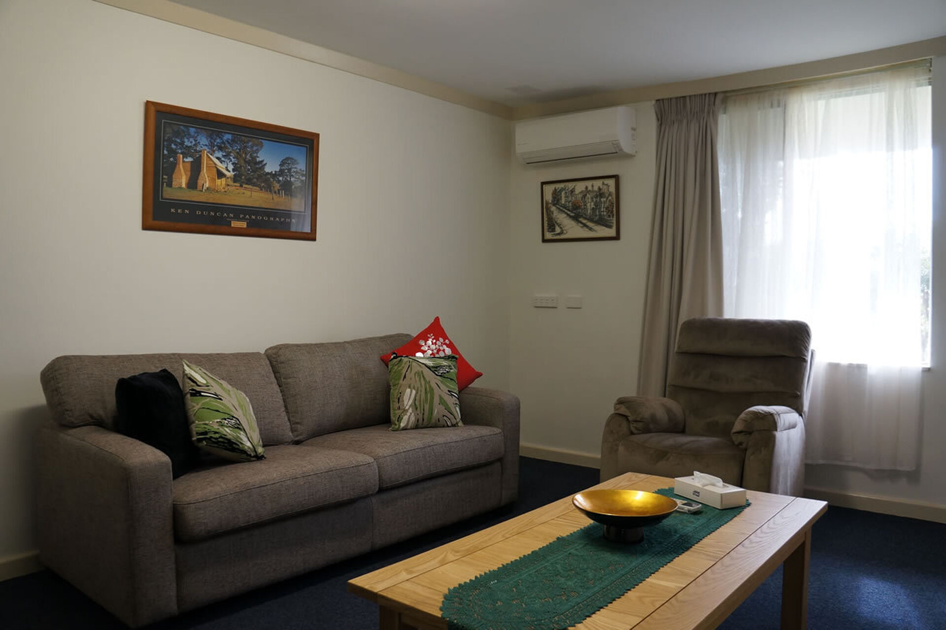 spacious sitting area for nursing home residents at baptistcare moonya aged care home in manjimup wa