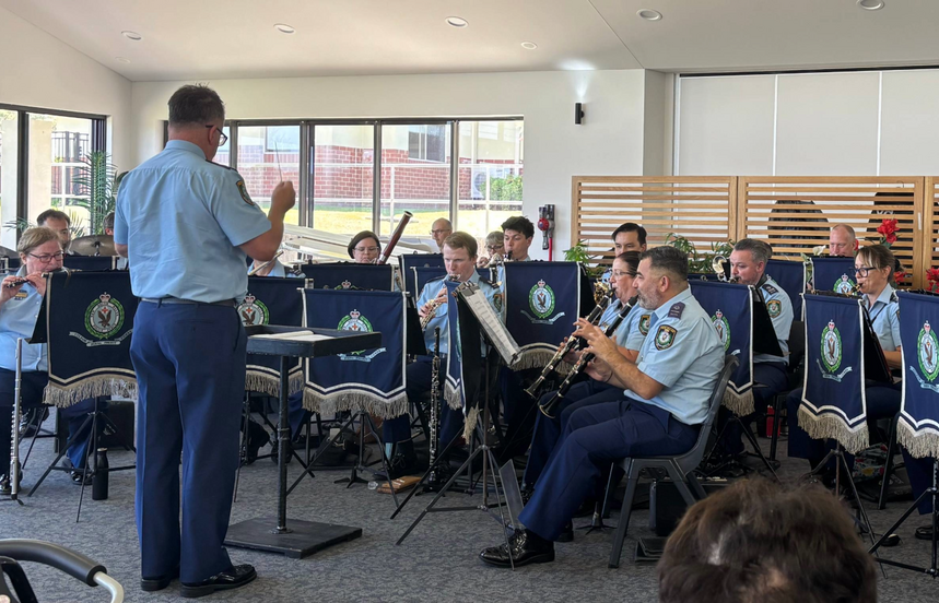 Police band bethshan gardens hero