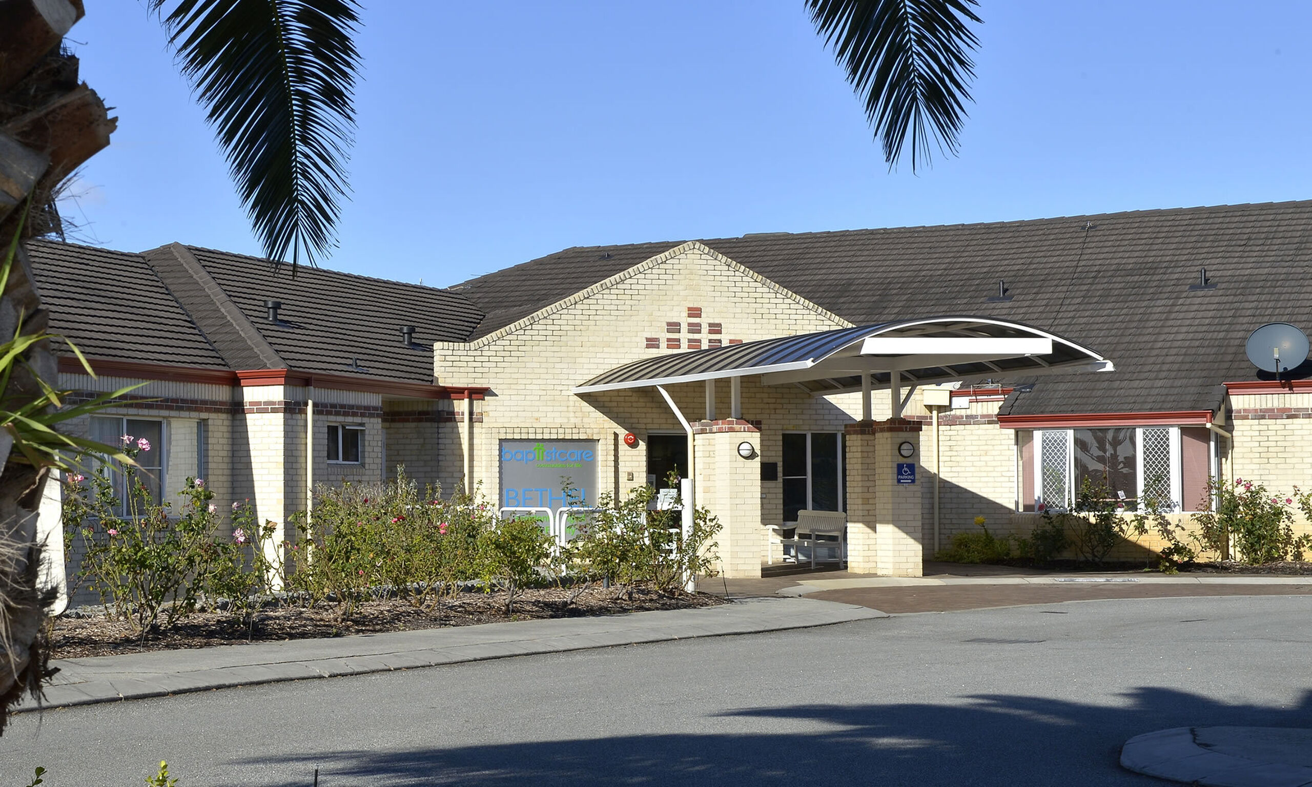 main entry for nursing home residents at baptistcare bethel aged care home in albany wa