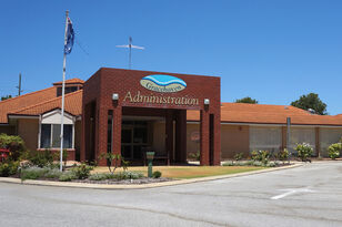 Main entry for nursing home residents at baptistcare gracehaven aged care home in Rockingham WA
