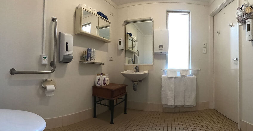 ensuite for elderly aged care resident including dementia care at baptistcare morrison gardens aged care home in midland wa