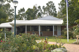 main entry for nursing home residents at baptistcare yallambee aged care home in mundaring wa