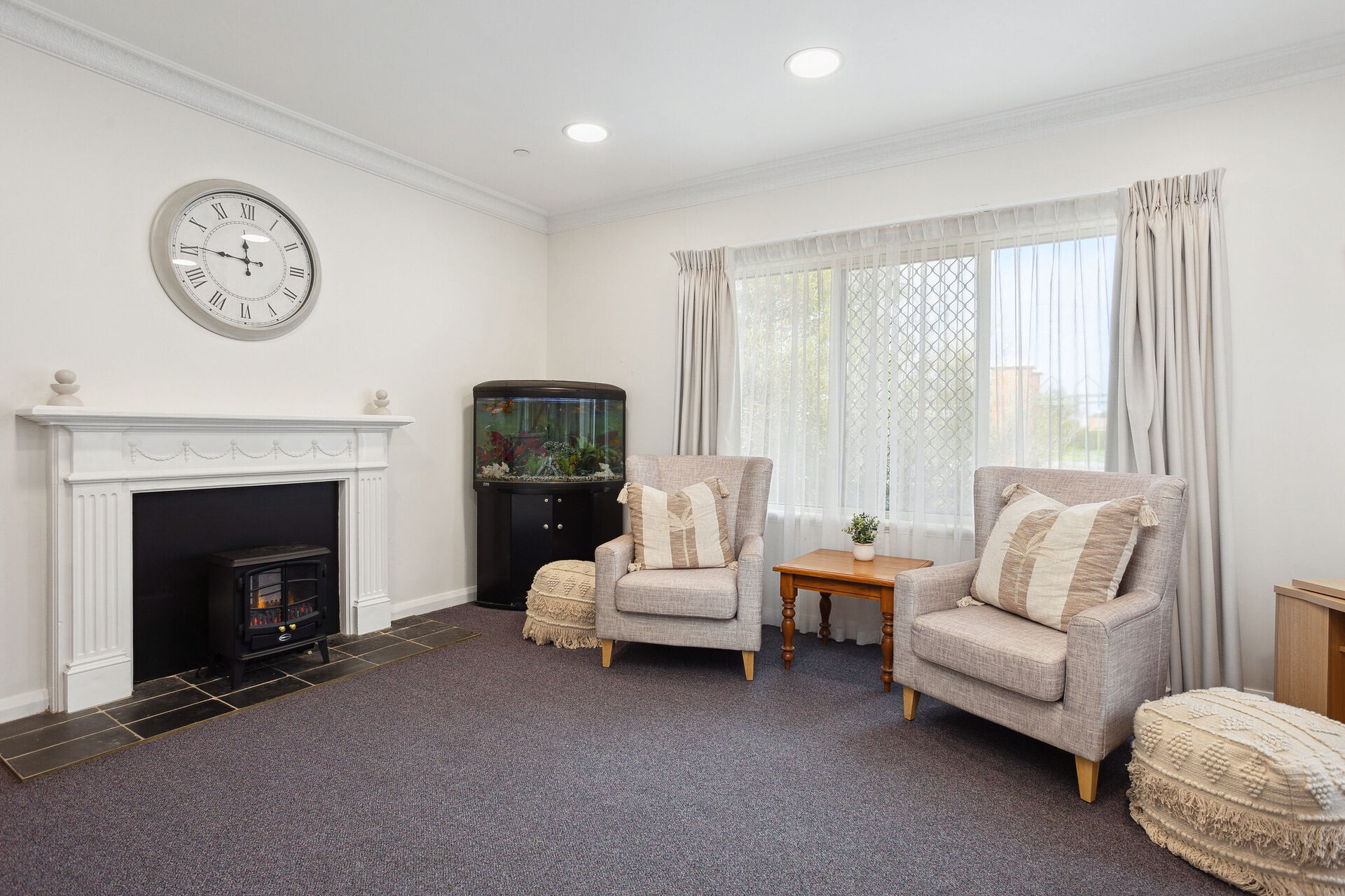 peaceful lounge area for nursing home residents at baptistcare gracehaven aged care home in rockingham wa