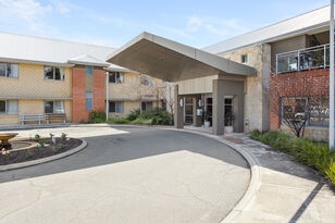 main entry for nursing home residents at baptistcare gracewood aged care home in salter point wa