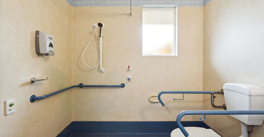 private ensuite for elderly aged care residents at baptistcare kalkarni nursing home brookton wa