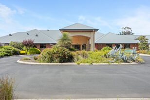 main entry for nursing home residents at baptistcare mirrambeena aged care home in margaret river wa