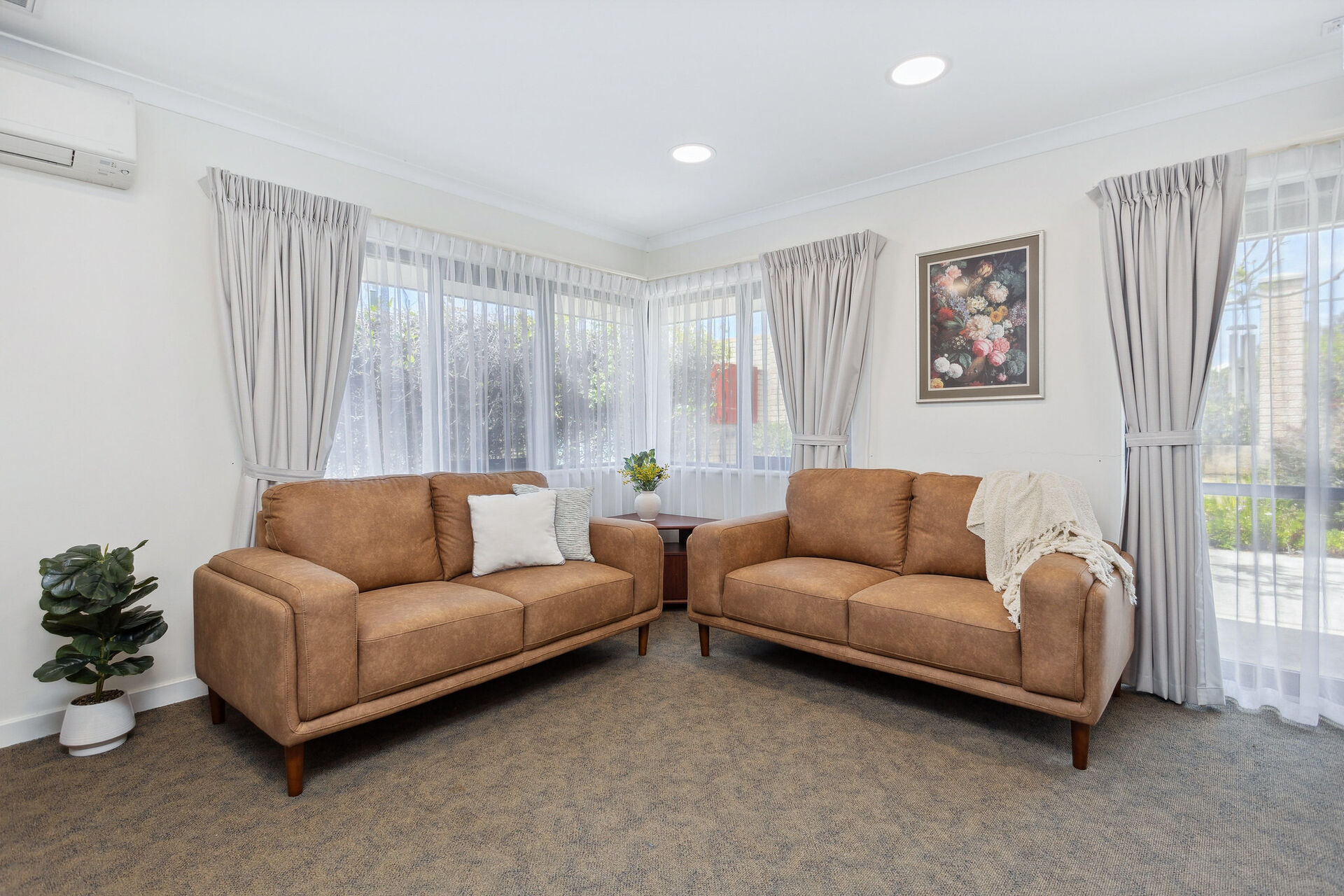 intimate sitting area for nursing home residents at baptistcare mirrambeena aged care home in margaret river wa