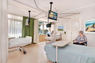 nursing home room for three elderly aged care residents including dementia care in baptistcare aminya centre residential aged care home