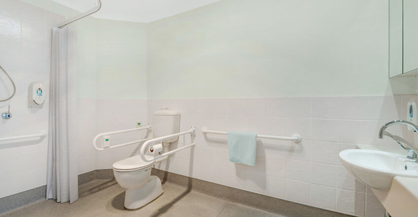 ensuite for elderly aged care resident including dementia care in baptistcare shalom centre aged care home in macquarie park nsw