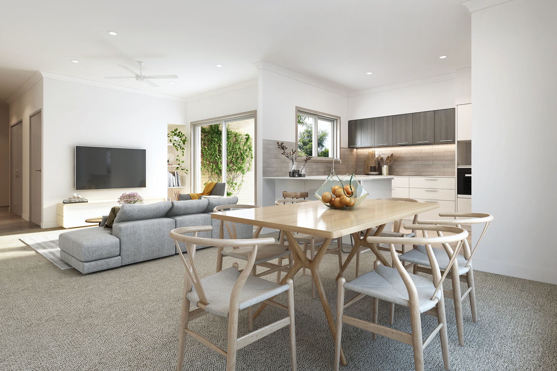 modern furnished dining room of retirement village apartment baptistcare maranoa village in alstonville allowing over 55s to downsizing opportunities