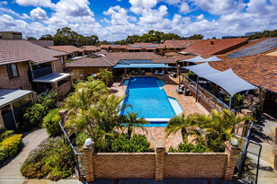 main facade of one of the retirement living villages at baptistcare gracehaven retirement village in rockingham wa