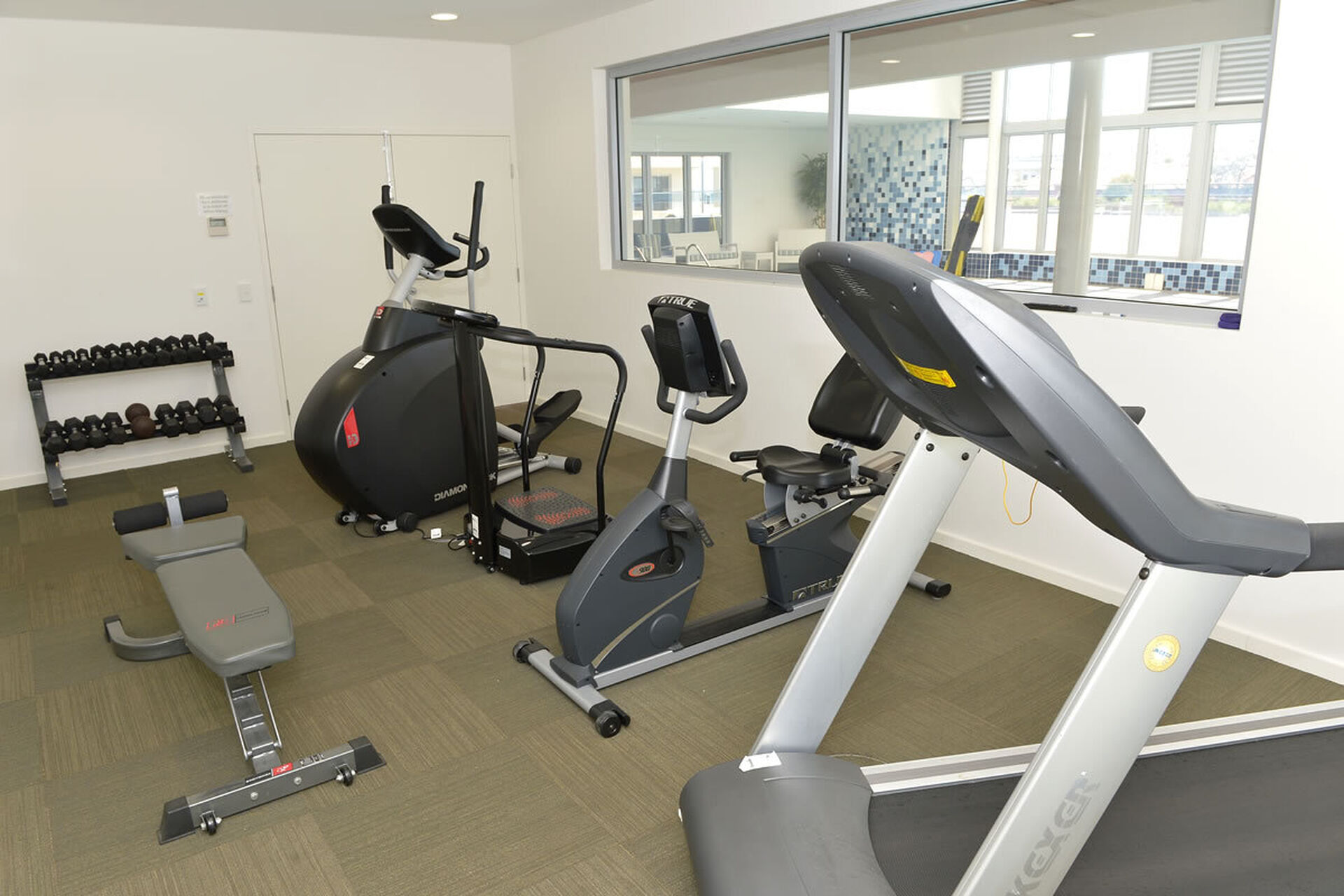 gym facilities available for all residents at baptistcare riverside retirement village in salter point wa