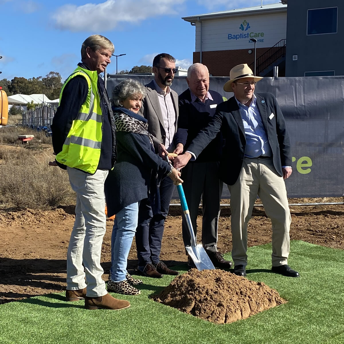 Kintyre sod turn, Wagga Wagga NSW